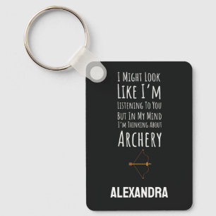 Funny Archery Bow And Arrow Archer Key Ring
