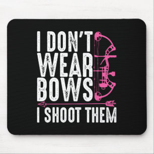 Funny Archery Gift For Women Bow Hunting Archer Mo Mouse Pad