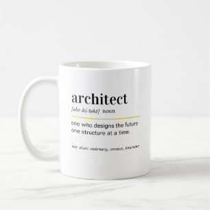 Funny Architect Definition Gift Coffee Mug