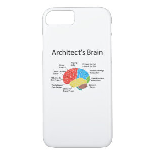 Funny Architect's Brain Architecture Students Gift iPhone 8/7 Case