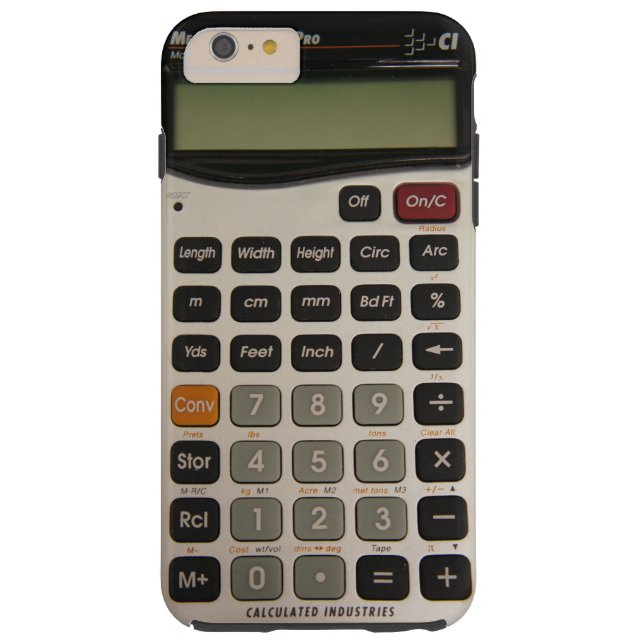 Funny Architectural Calculator Case-Mate iPhone Case (Back)