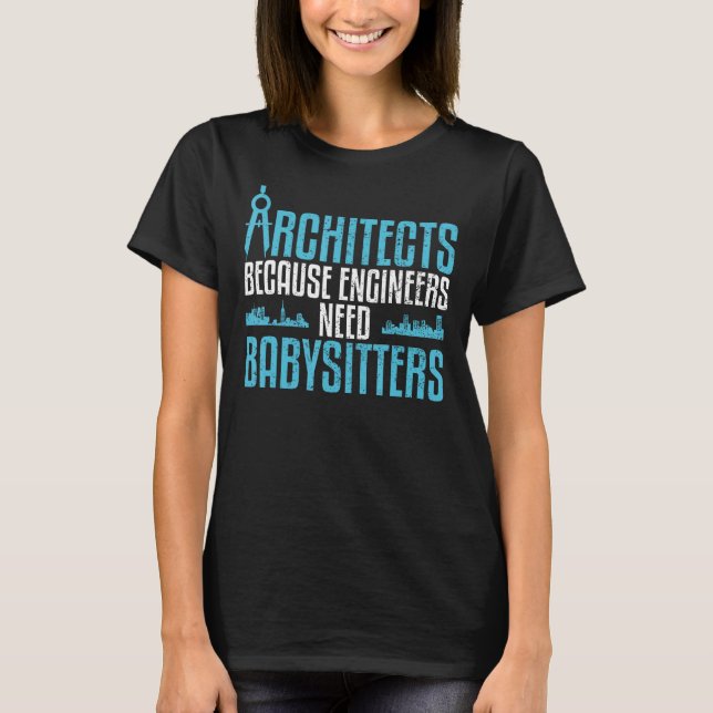 Funny Architecture Gift For Architect Occupation M T-Shirt (Front)