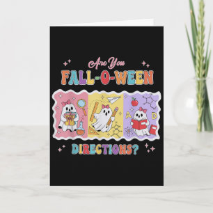 Funny Are You Fall O Ween Directions Teacher Hallo Card