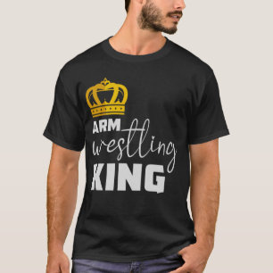 Funny Arm Wrestling Sports Power Men Arm Wrestler T-Shirt