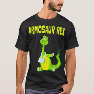 Funny Armosaur Rex Broken Arm Dinosaur Kids T-Shirt