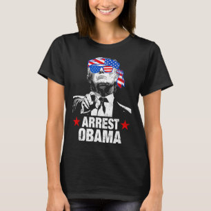 Funny Arrest Obama 2025 Shirt Arrest Obama 2025 T-
