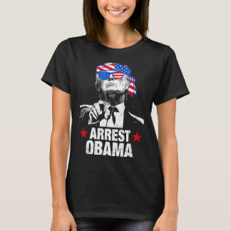Funny Arrest Obama 2025 Shirt Arrest Obama 2025 T-