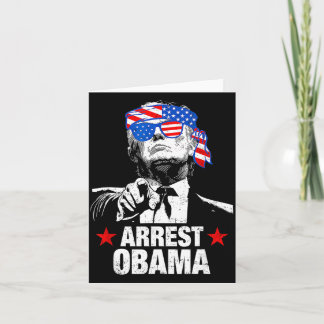 Funny Arrest Obama 2025 Shirt Arrest Obama 2025 T- Card