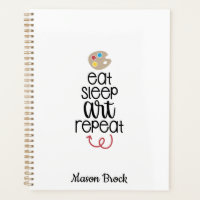 Funny art student school personalised gift