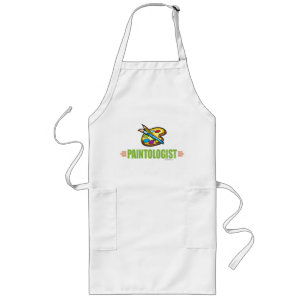Funny Artist Long Apron