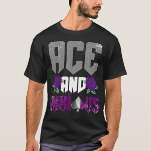 Funny Aseuality Roses Ace And Anious Ace Pride Ase T-Shirt