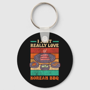 Funny Asian Foodie - Korean Bbq Key Ring