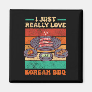 Funny Asian Foodie - Korean Bbq  Magnet