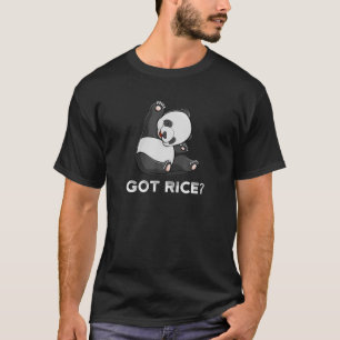 Funny Asian Got Rice Panda Asian Social Tee Gift