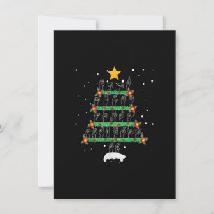 Funny ASL Christmas Tree Sign Language Xmas Deaf P Invitation