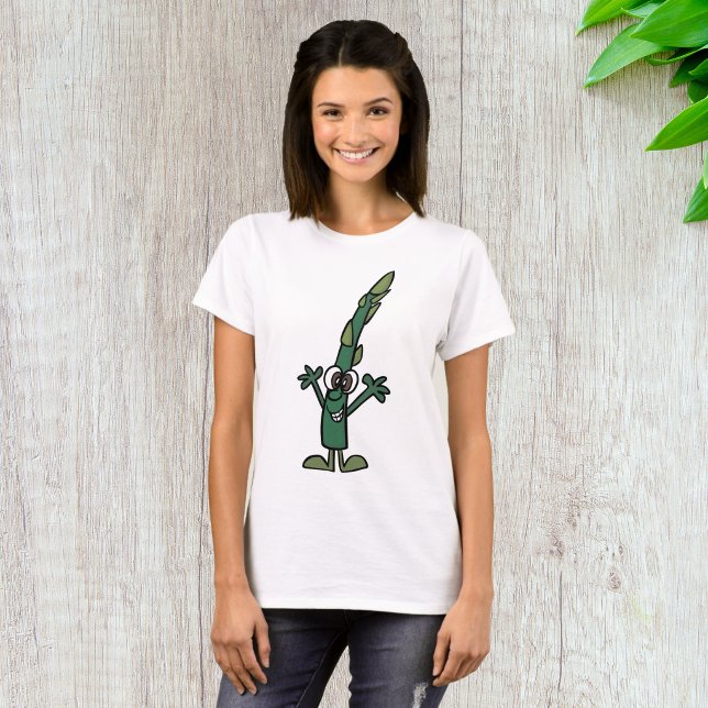 Funny Asparagus Womens T-Shirt