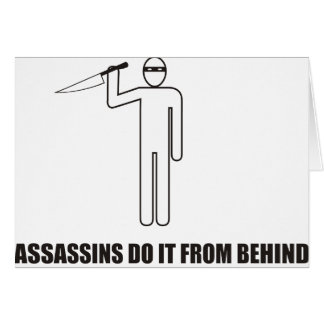 Funny - Assassins do it from behind