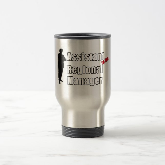 Funny Assistant to the Regional Manager Travel Mug (Center)