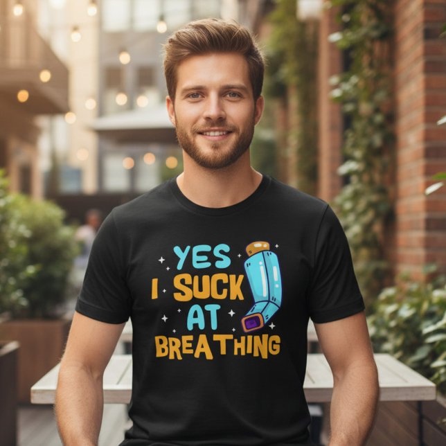 Funny Asthma Awareness Tri-Blend Shirt (Creator Uploaded)