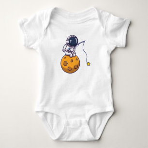 Funny Astronaut Baby Bodysuit