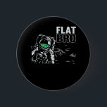 Funny Astronaut Flat Earth Conspiracy Theory Humou 6 Cm Round Badge<br><div class="desc">Funny Astronaut Flat Earth Conspiracy Theory Humour</div>