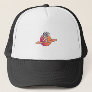Funny Astronaut Musician Trucker Hat