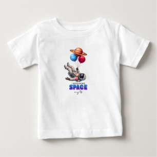 Funny Astronaut Planet Balloons - I Need More Spac Baby T-Shirt