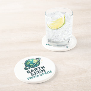 Funny Astronaut Planets Coaster