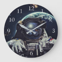 Funny Astronaut Shorthair Cat in Space