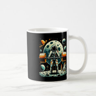 Funny Astronaut Spaceman Weightlifting Fitness Gym Coffee Mug