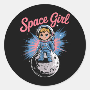Funny Astronomy Astrophysics Astronauts for Women Classic Round Sticker