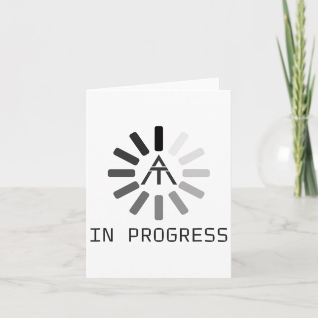 Funny At (appalachian Trail) In Progress  Card (Front)