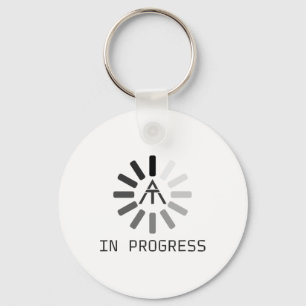 Funny At (appalachian Trail) In Progress Key Ring