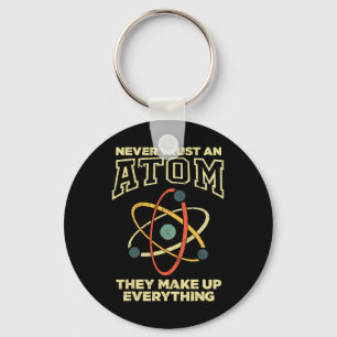 Funny Atom Art Men Women Stem Molecule Chemistry T Key Ring
