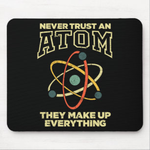 Funny Atom Art Men Women Stem Molecule Chemistry T Mouse Pad