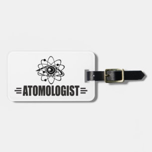 Funny Atom Luggage Tag