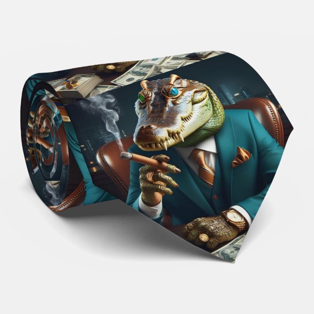 Funny Attorney Lawyer Businessman CEO Tie (Rolled)