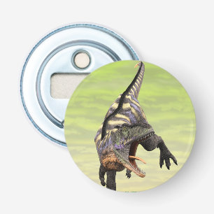 Funny Aucasaurus Roaring Prehistoric Dino Art Bottle Opener
