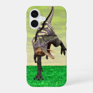 Funny Aucasaurus Roaring Prehistoric Dino Art iPhone 16 Case