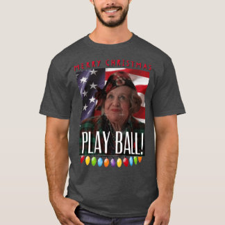 Funny aunt Bethany merry Christmas play ball graph T-Shirt