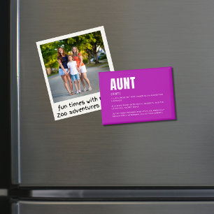 Funny Aunt Definition Magnet