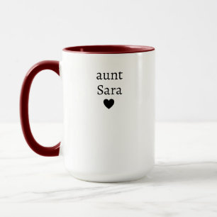 Funny Aunt Name Mug