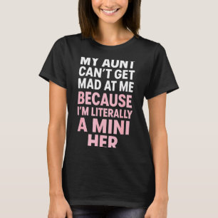 Funny Aunt Niece Mini Her Matching Family Quote T-Shirt