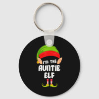 Funny Auntie Elf Matching Family Group Pj Christma