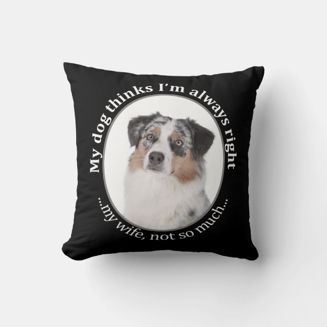 Funny Aussie v Wife Pillow (Front)