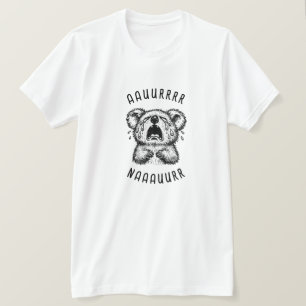 Funny Australian Aur Naur (Oh No) Crying Koala T-Shirt