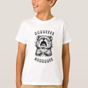 Funny Australian Aur Naur (Oh No) Crying Quokka T-Shirt