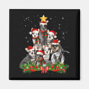 Funny Australian Cattle Dog Dog Christmas Tree Magnet