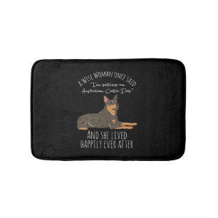 Funny Australian Cattle Dog Quote Bath Mat
