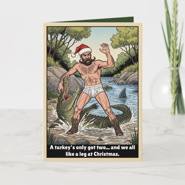 Funny Australian Christmas Card (Front)